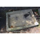 *A YORKSTONE SINK, 930 X 620 X 160