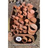 *A LARGE QUANTITY OF TERRACOTTA PLANT POTS