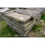 *A PALLET OF YORKSTONE, APPROX 10 SQUARE METRES
