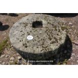 *A CORNISH GRANITE MILLSTONE, 1170 DIAMETER