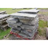 *A PALLET OF YORKSTONE, APPROX 7 SQUARE METRES