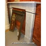 *A MARBLE FIRE SURROUND, 1370 X 1160