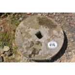 *A GRINDSTONE, 57 DIAMETER