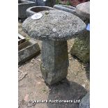 *A CORNISH GRANITE STADDLE STONE, 900 HIGH