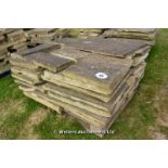 *A PALLET OF YORKSTONE, APPROX 9 SQUARE METRES
