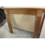 *A SIMPLE PINE FIRE SURROUND, 1370 X 1160