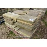 *A PALLET OF YORKSTONE, APPROX 8 SQUARE METRES