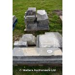 *TWO PALLETS OF HAND CARVED PORTLAND STONE WINDOW SECTION