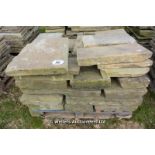 *A PALLET OF YORKSTONE, APPROX 7 SQUARE METRES