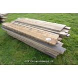 *APPROX FIFTY OAK BOARDS, THE LONGEST 2600