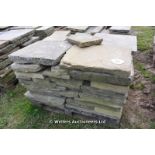 *A PALLET OF YORKSTONE, APPROX 10 SQUARE METRES