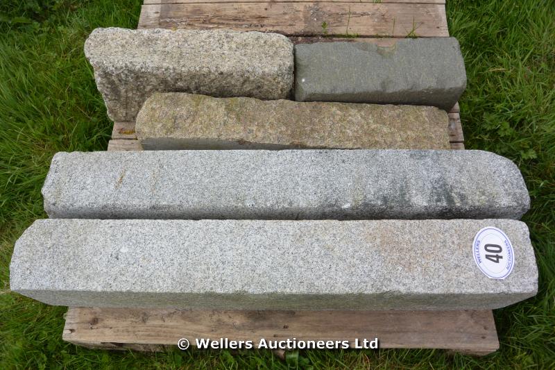 *A PALLET OF MIXED FEATURE STONE/STONE BLOCKS/STEPS