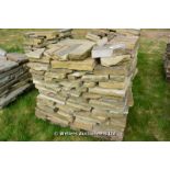*A PALLET OF YORKSTONE CRAZY PAVING, APPROX 14 SQUARE METRES