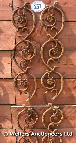 *A SELECTION OF FOUR VICTORIAN OR LATER CAST IRON FOUNDRY MOULDS