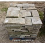 *A PALLET OF YORKSTONE, APPROX 12 SQUARE METRES