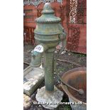 *A CAST IRON WATER PUMP, 1250 HIGH