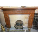 *BELIEVED TO BE A REGENCY MAHOGANY FIRE SURROUND, 2010 X 1340