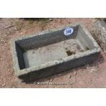 *A STONE TROUGH, 770 X 400 X 200