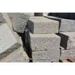 *A PALLET OF APPROX NINETY GREY PORTUGUESE COBBLE BLOCKS, EACH 300 X 200 X 150