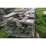 *A PALLET OF YORKSTONE CRAZY PAVING, APPROX 12 SQUARE METRES
