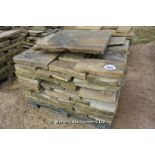 *A PALLET OF YORKSTONE, APPROX 11 SQUARE METRES