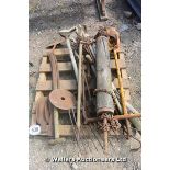 *A PALLET OF VARIOUS GARDEN TOOLS