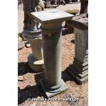 *A RECONSTITUTED STONE PILLAR, 900 HIGH