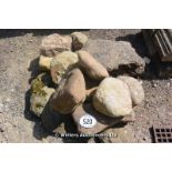 *A QUANTITY OF ROCKERY STONE