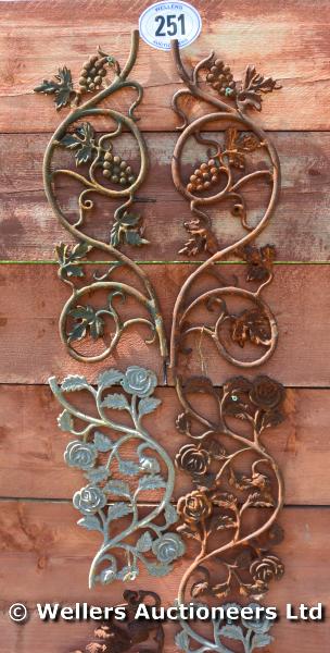 *A SELECTION OF SEVEN VICTORIAN OR LATER CAST IRON FOUNDRY MOULDS