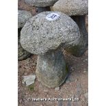 *A CORNISH GRANITE STADDLE STONE, 750 HIGH