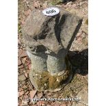 *A CARVED STONE PILLAR, 700 HIGH