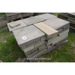 *A PALLET OF SAWN YORKSTONE, APPROX 8 SQUARE METRES