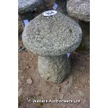 *A CORNISH GRANITE STADDLE STONE, 750 HIGH