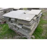 *A PALLET OF YORKSTONE, APPROX 9 SQUARE METRES