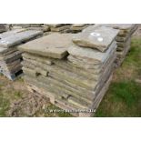 *A PALLET OF YORKSTONE, APPROX 9 SQUARE METRES