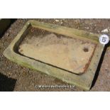 *A YORKSTONE SINK, 870 X 510 X 150