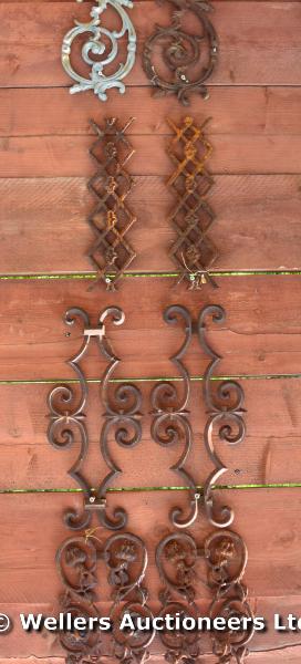 *A SELECTION OF EIGHT VICTORIAN OR LATER CAST IRON FOUNDRY MOULDS