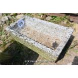 *A STONE TROUGH, 630 X 300 X 200