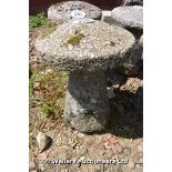 *A CORNISH GRANITE STADDLE STONE, 750 HIGH