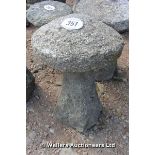 *A CORNISH GRANITE STADDLE STONE, 750 HIGH