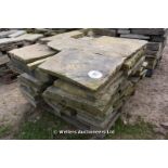 *A PALLET OF YORKSTONE, APPROX 11 SQUARE METRES