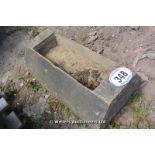 *A STONE PLANTER MADE FROM YORKSTONE COPING, 620 LONG