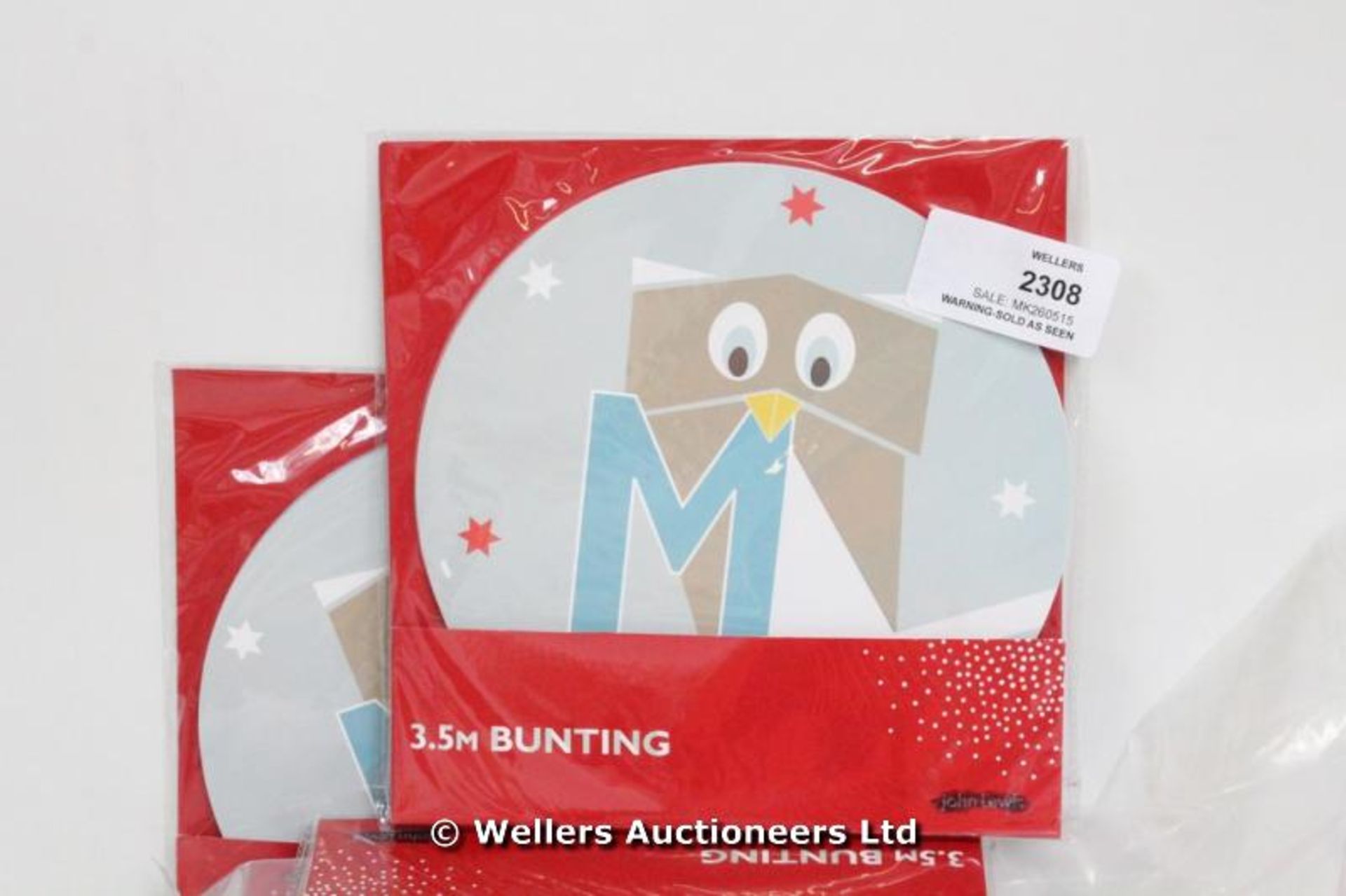 *X15 MERRY CHRISTMAS BUNTING 3.5MTRS / GRADE: NEW / BOXED (DC2) {#1162 [MK260515-2308}