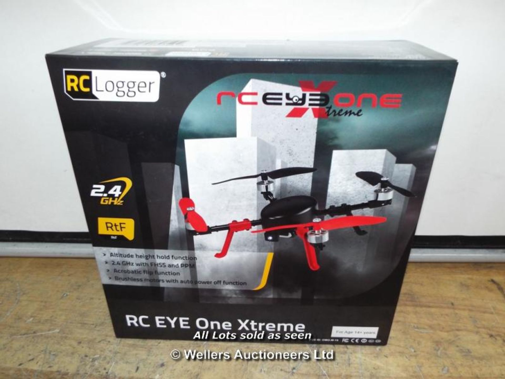 *RC LOGGER RC EYE ONE EXTREME DRONE  / GRADE: RETAIL  / BOXED (DC3)[MK270515-3143}