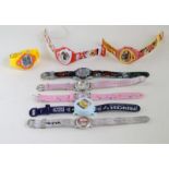 *Selection of children's wristwatches, including Hello Kitty and Spiderman (Lot subject to VAT)