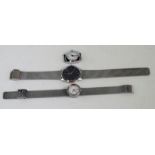 *Three watches including ladies' Calvin Klein and Mondaine bracelet wristwatches (Lot subject to