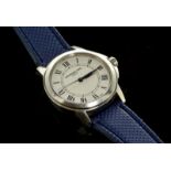 *Ladies' Raymond Weil wristwatch, circular white dial with Roman numerals at hour markers, Swiss