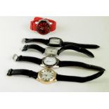 *Selection of mixed gentlemen's wristwatches, including Slazenger (Lot subject to VAT)