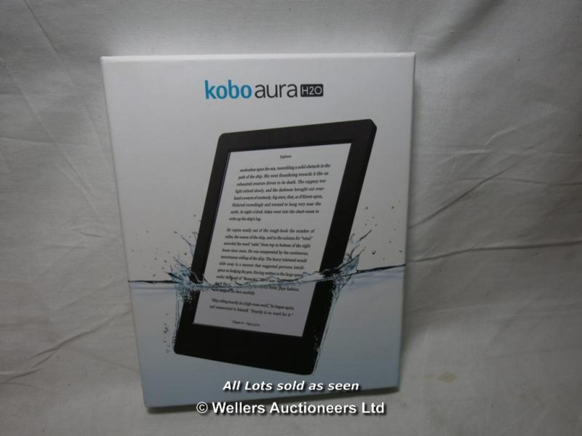 KOBO AURA H20 E-READER / GRADE: UNCLAIMED PROPERTY / BOXED (DC1){YT00843429GB[MK290715]
