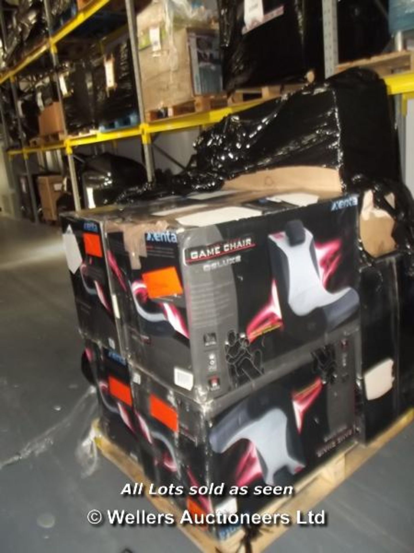 PALLET OF 7X MIXED GAMING CHAIRS INC: XENTA PRO E-400 GAMING CHAIRXENTA PRO E-400 GAMING - Image 2 of 2